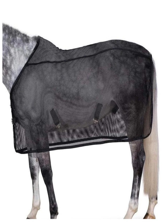 La La Pet Breathable Horse Mesh Sheet Lightweight Nylon Horse Clothing to Prevent Fly Bites Cool Equine Summer Sheet with Adjustable Straps Equestrian Equipment - Image 1